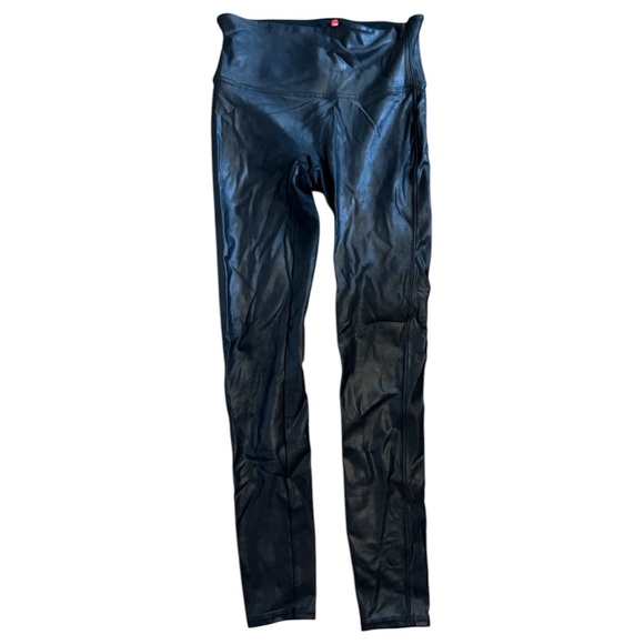 Spanx Faux Leather Leggings size M 2437 Black - Picture 5 of 7